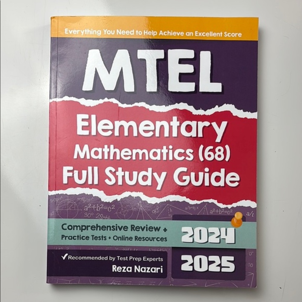 MTEL Elementary Mathematics (68) Full Study Guide by Reza Nazari